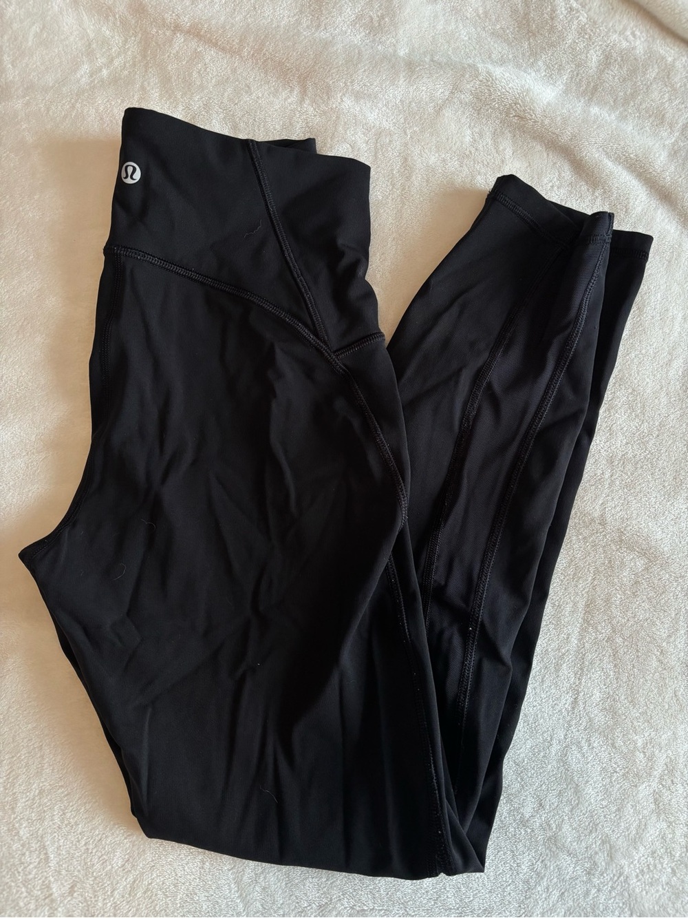 Black side mesh lululemon leggings